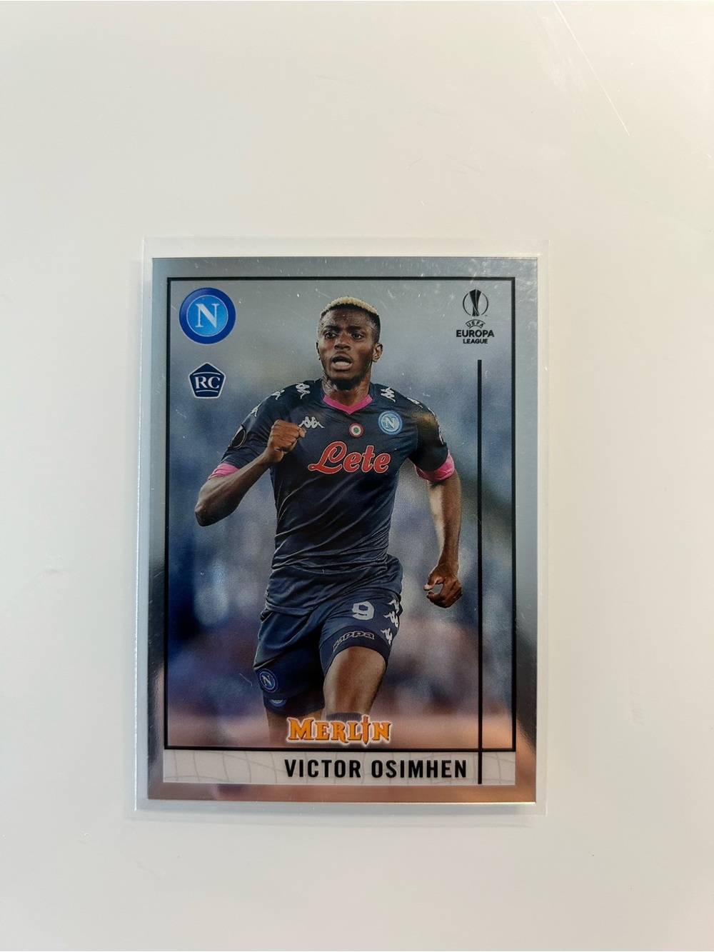 Victor Osimhen 2020-21 Topps Merlin #59 Rookie SSC Napoli Card UEFA